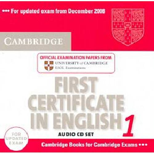 Livro - Cambridge First Certificate In English 1 For Updated Exam Audio CDs (2)