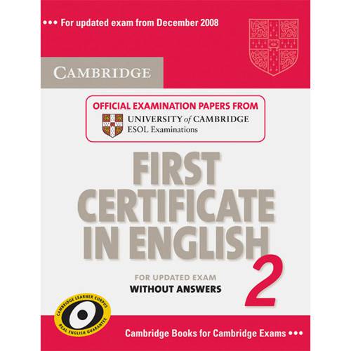 Livro - Cambridge First Certificate In English 2 - For Updated Exam Student's Book Without Answers