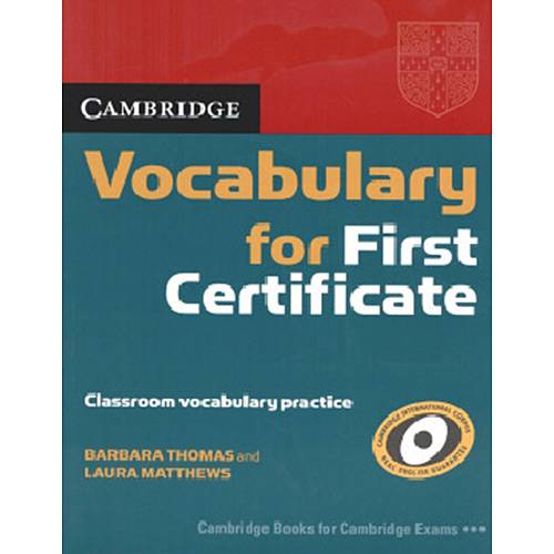 Livro - Cambridge Vocabulary For First Certificate