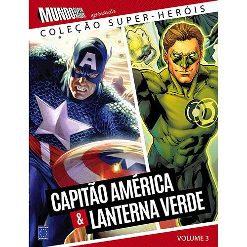 Livro - Capitão América e Lanterna Verde