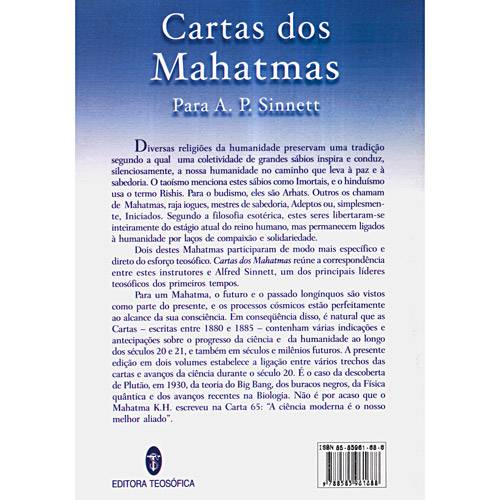 Livro - Cartas dos Mahatmas - Vol. 2