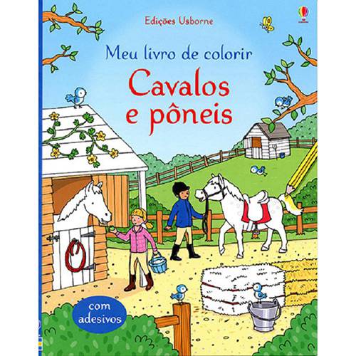 Livro - Cavalos e Pôneis: Meu Livro de Colorir