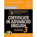 Livro - Certificate In Advanced English 3: For Update Exam With Answers