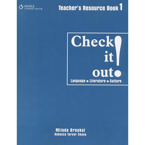 Livro - Check It Out! Level 1 - Teacher's Resource Book