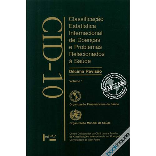 Livro - CID-10 - Classificação Estatística Internacional de Doenças