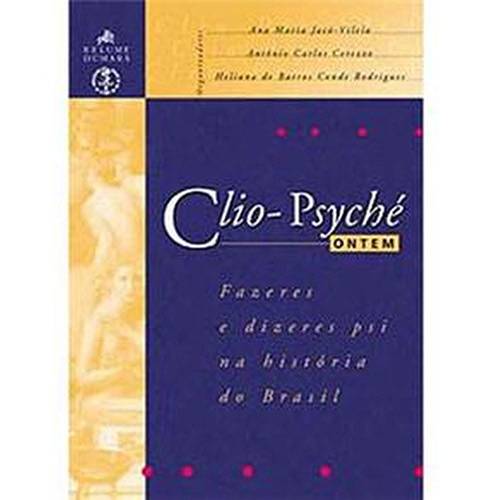 Livro - Clio-Psyché: Ontem