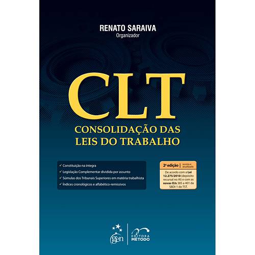 Livro - CLT - Consolidação das Leis de Trabalho