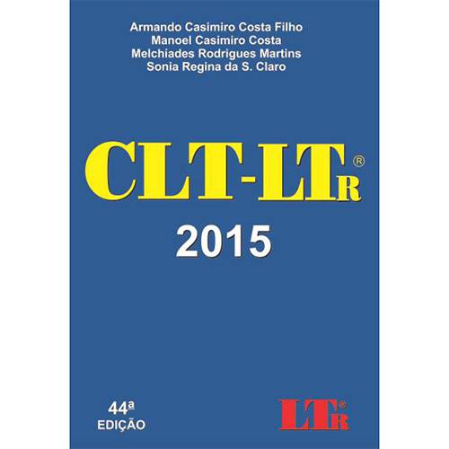 Livro - CLT- LTR 2015