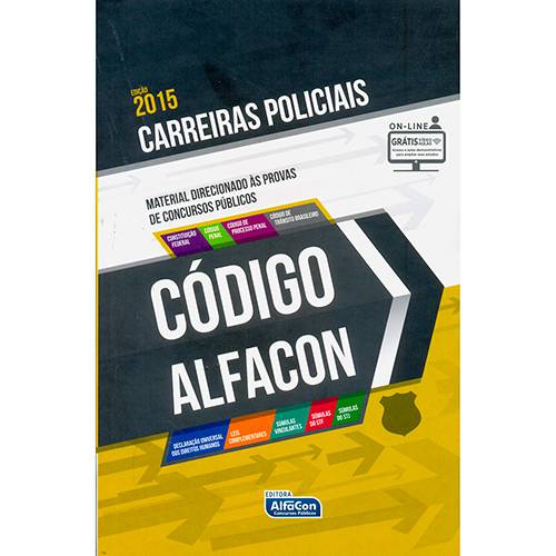 Livro - Código Alfacon 2015: Carreiras Policiais