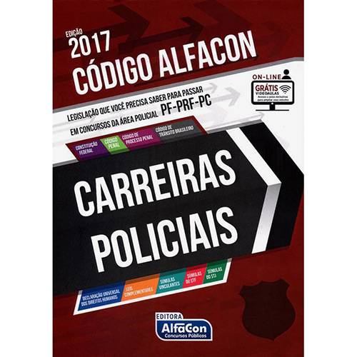 Livro - Código Alfacon: Carreiras Policiais 2017