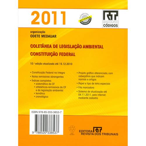 Livro - Código Ambiental: Mini 2011