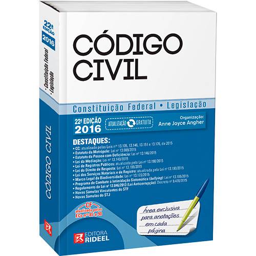 Livro - Código Civil : Constituição Federal - Legislação