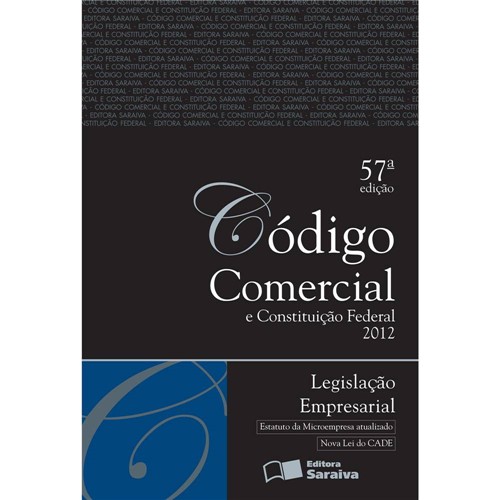 Livro - Código Comercial e Constituição Federal 2012