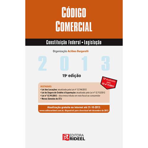 Livro - Código Comercial - Série Compacta Individual