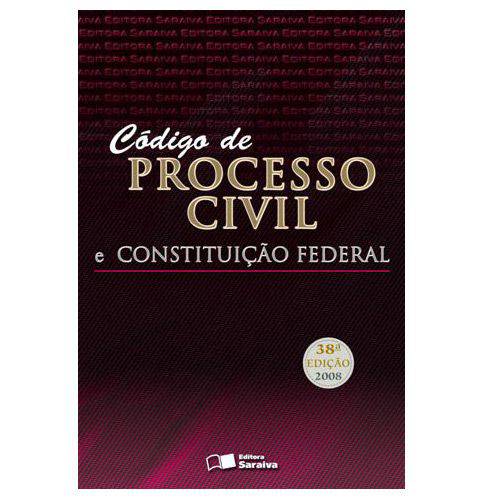 Livro - Código de Processo Civil e Constituição Federal 2008 - Tradicional