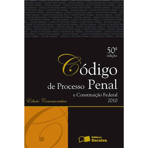 Livro - Código de Processo Penal e Constituição Federal 2010