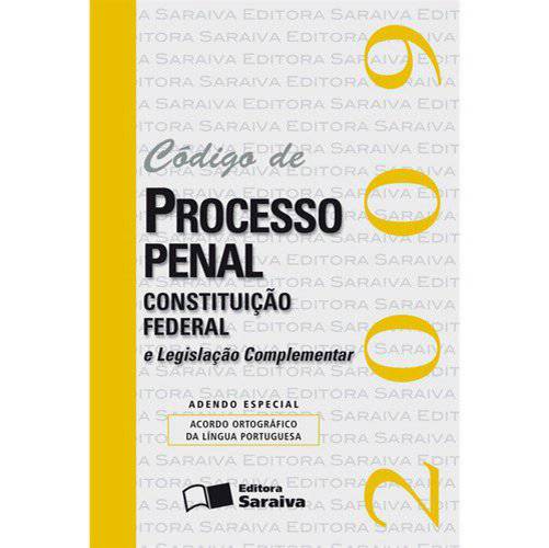 Livro - Código de Processo Penal e Constituição Federal - Mini