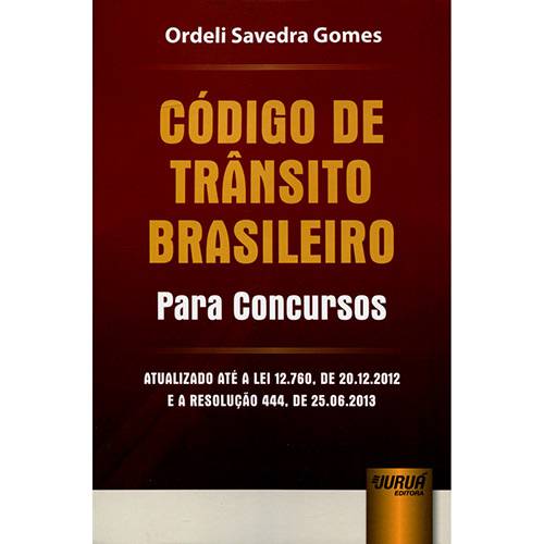 Livro - Código de Trânsito Brasileiro: para Concursos