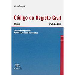 Livro - Código do Registo Civil - Anotado - Nota de Apresentação (À 3ª Edição)