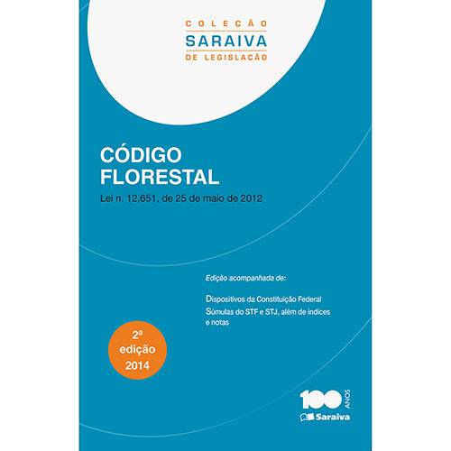 Livro - Código Florestal - Coleção Saraiva de Legislação