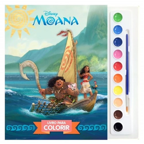 Livro Coleção Aquarela Disney - Moana - EDITORA DCL