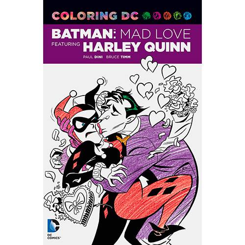 Livro - Coloring DC Batman: Adventures Mad Love