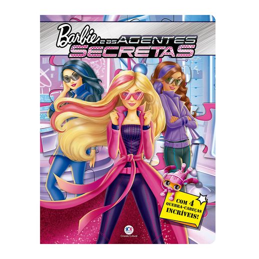 Livro com Quebra Cabeças - Barbie e as Agentes Secretas - Ciranda Cultural