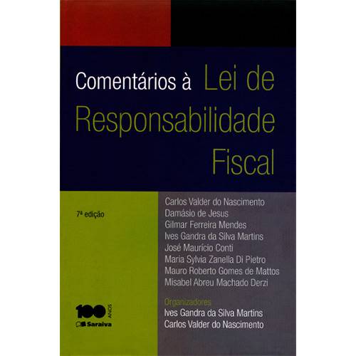 Livro - Comentários à Lei de Responsabilidade Fiscal
