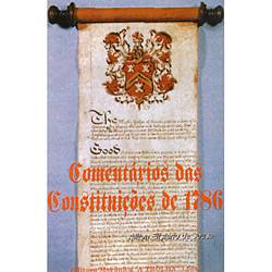 Livro - Comentários das Constituições 1786