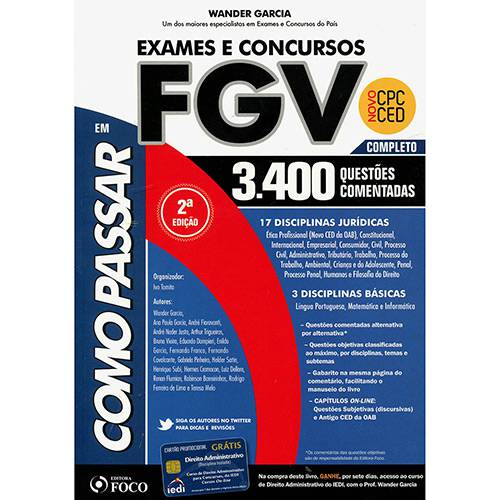 Livro - Como Passar em Exames e Concursos FGV