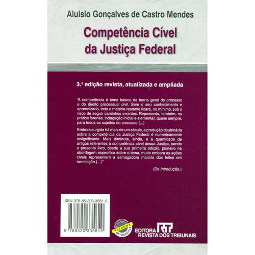 Livro - Competência Cível da Justiça Federal
