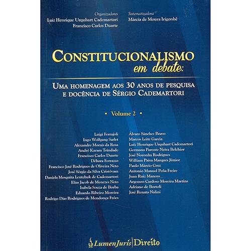 Livro - Constitucionalismo em Debate - Vol. 2