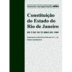 Livro - Constituição do Estado do Rio de Janeiro: de 05 de Outubro de 1989
