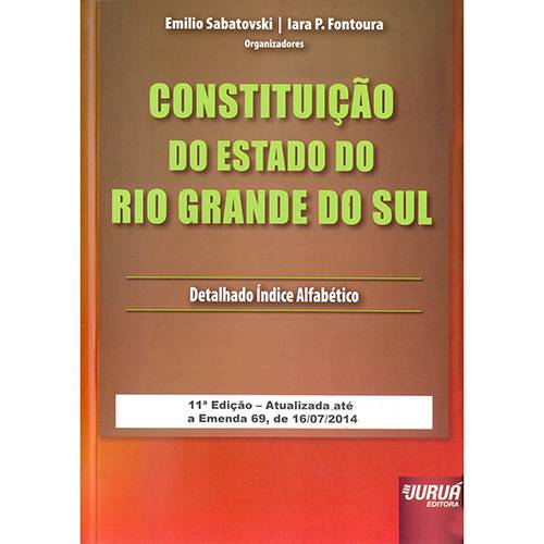 Livro - Constituição do Estado do Rio Grande do Sul