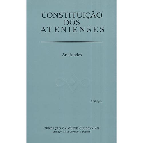 Livro - Constituição dos Atenienses: Aristóteles