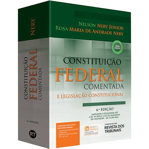 Livro - Constituição Federal Comentada: e Legislação Constitucional