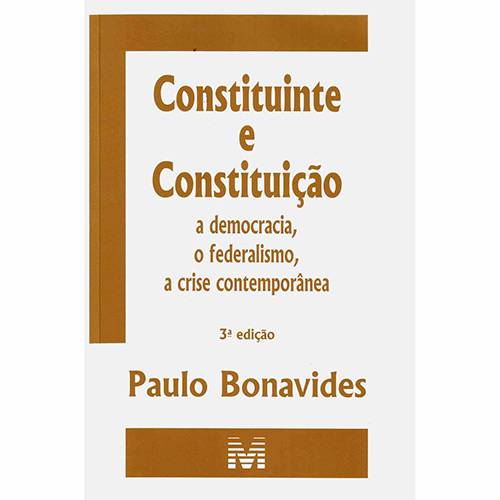 Livro - Constituinte e Constituição
