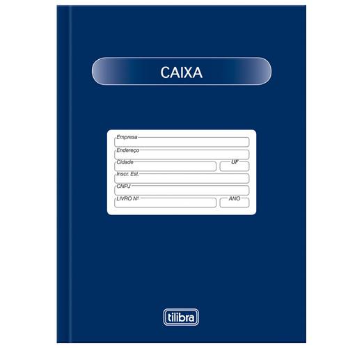 Livro Contábil Caixa 100 Folhas Capa Dura Tilibra