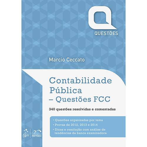 Livro - Contabilidade Pública: Questões Fcc