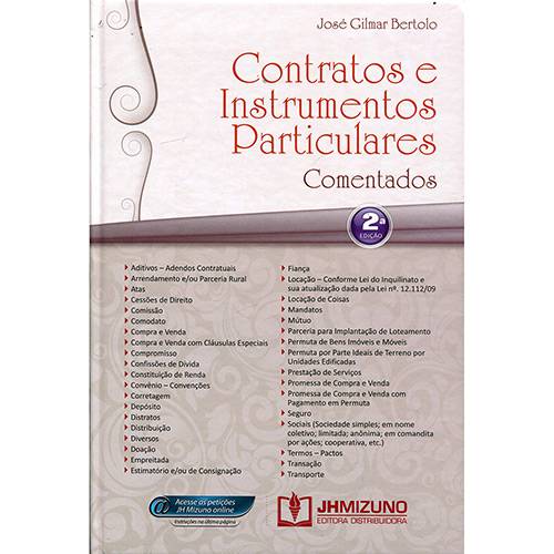 Livro - Contratos e Instrumentos Particulares Comentados