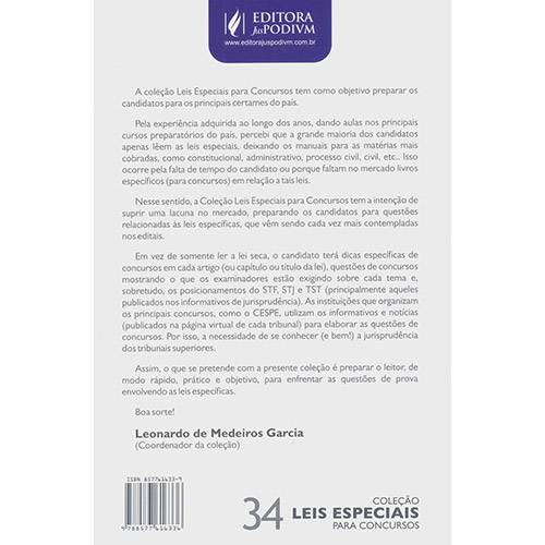 Livro - Controle de Constitucionalidade - Coleção Leis Especiais para Concursos - Vol. 34