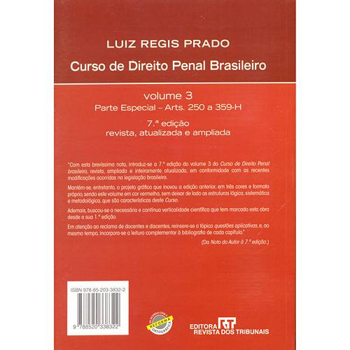 Livro - Curso de Direito Penal Brasileiro Volume 3 - Parte Especial