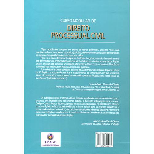 Livro - Curso Modular de Direito Processual Civil 1º Ed