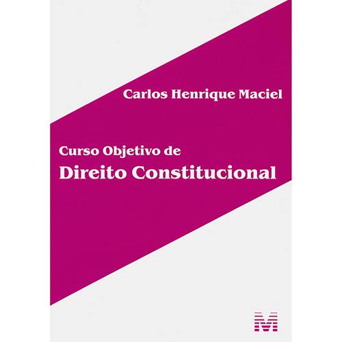 Livro - Curso Objetivo de Direito Constitucional