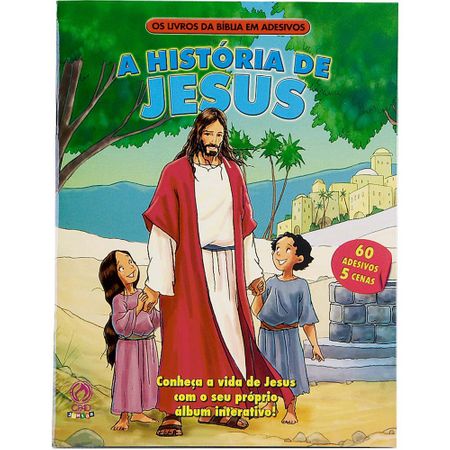 Livro da Bíblia em Adesivo a História de Jesus