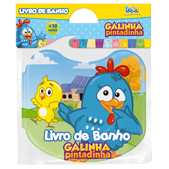 Livro de Banho - Galinha Pintadinha - Toyster - TOYSTER