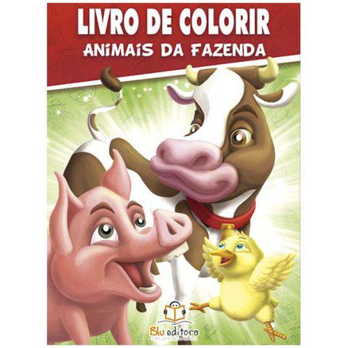 Livro de Colorir Animais da Fazenda