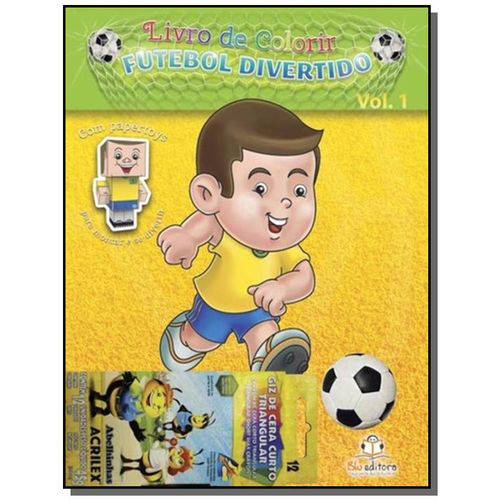 Livro de Colorir: Futebol Divertido - Vol.1