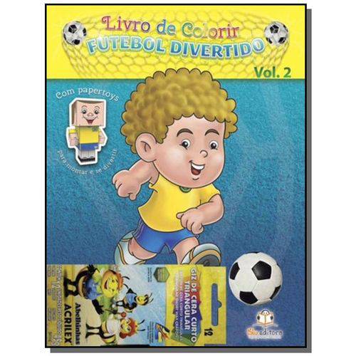 Livro de Colorir: Futebol Divertido - Vol.2