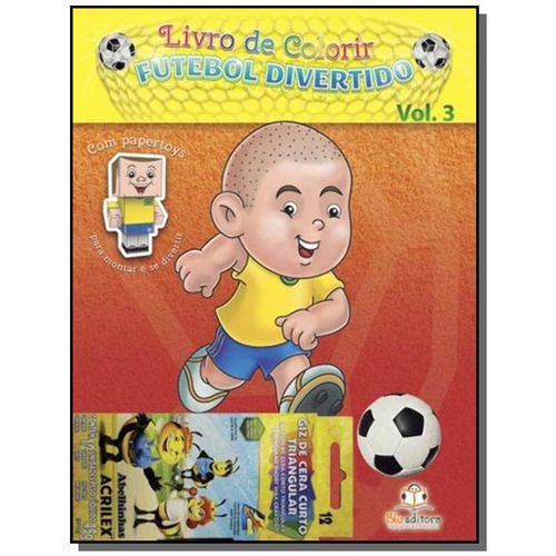 Livro de Colorir: Futebol Divertido - Vol.3